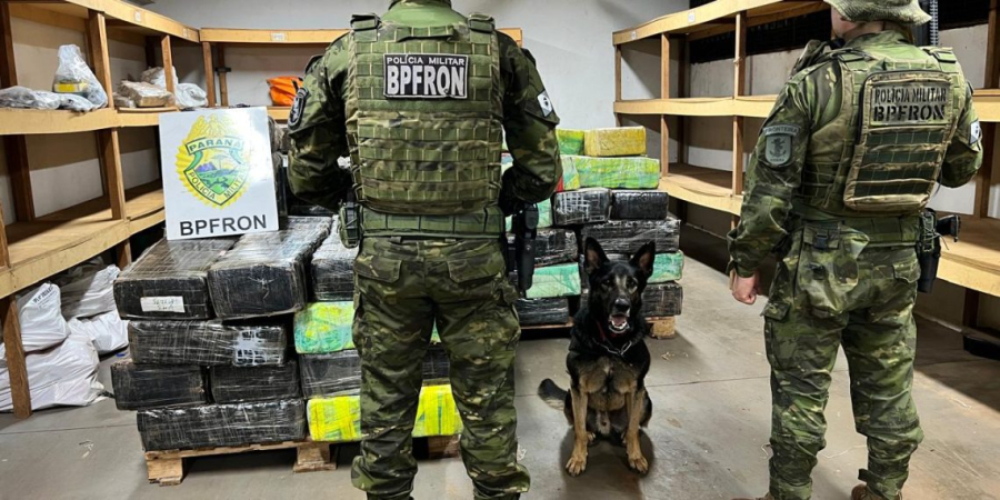 BPFRON apreende mais de 3 toneladas de maconha em Santa Helena