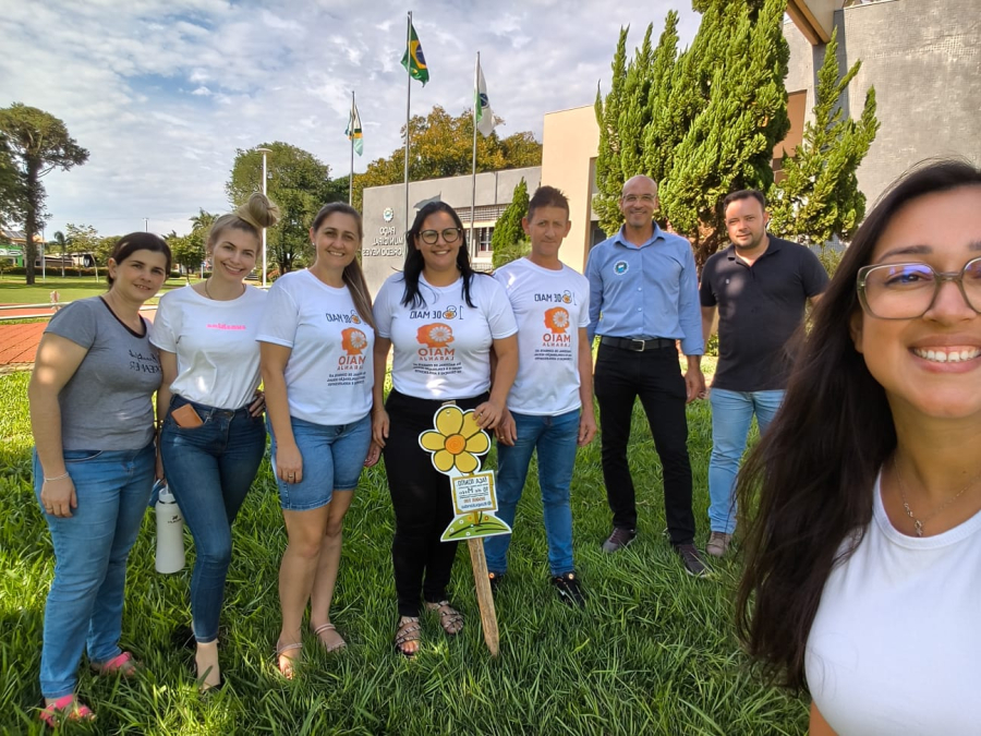 Campanha Maio Laranja mobiliza comércios e dá visibilidade à causa nas ruas de Itaipulândia