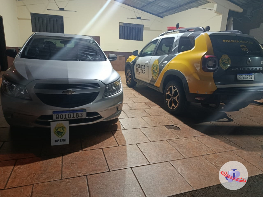 Adolescente é apreendido após fuga e carro roubado é recuperado em São Miguel do Iguaçu