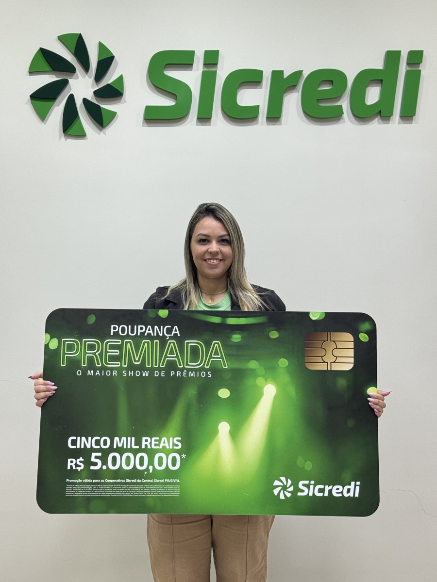 Poupança Premiada: Sicredi Vanguarda já entregou mais de R$ 265 mil em prêmios