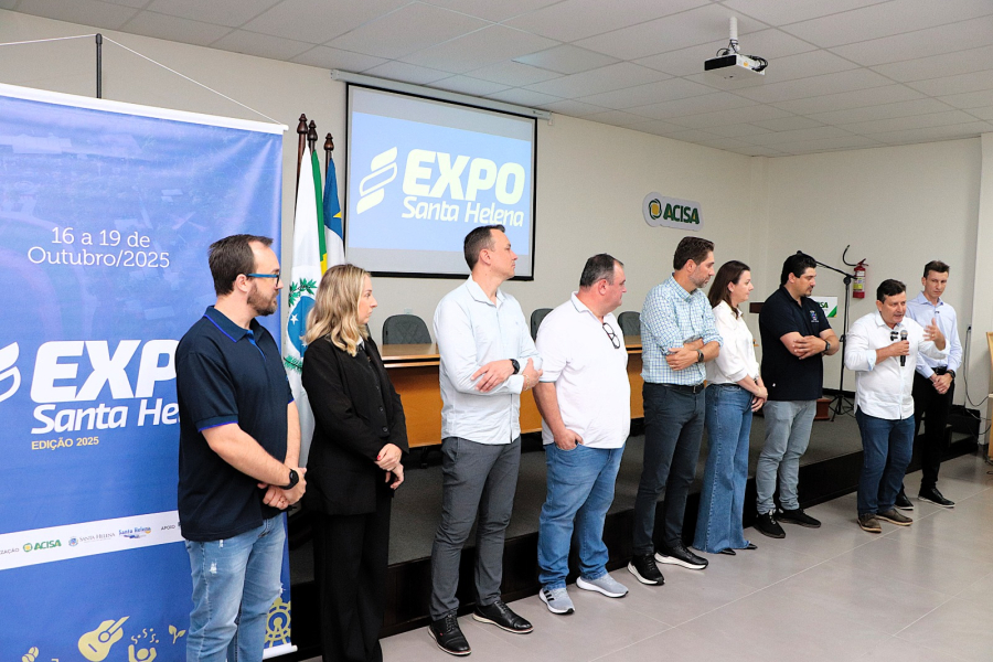 Expo Santa Helena 2025 é oficialmente lançada com 50% de estandes vendidos